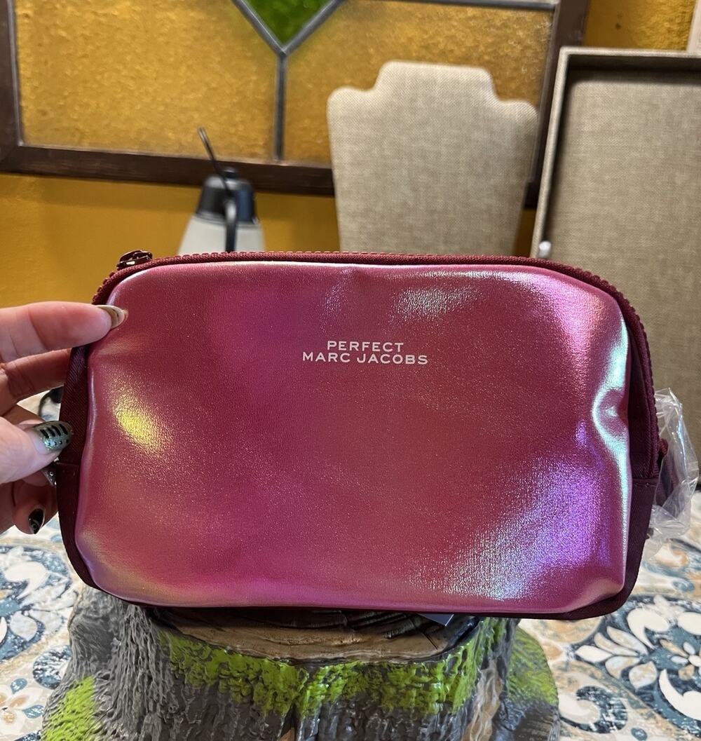 Perfect Marc Jacobs Pink Belt Bag Fanny Pack Cherry Charm GWP NWT